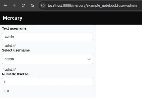 Multiple widgets using the same url_key