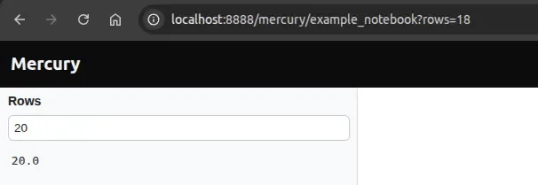 NumberInput initialized from url_key