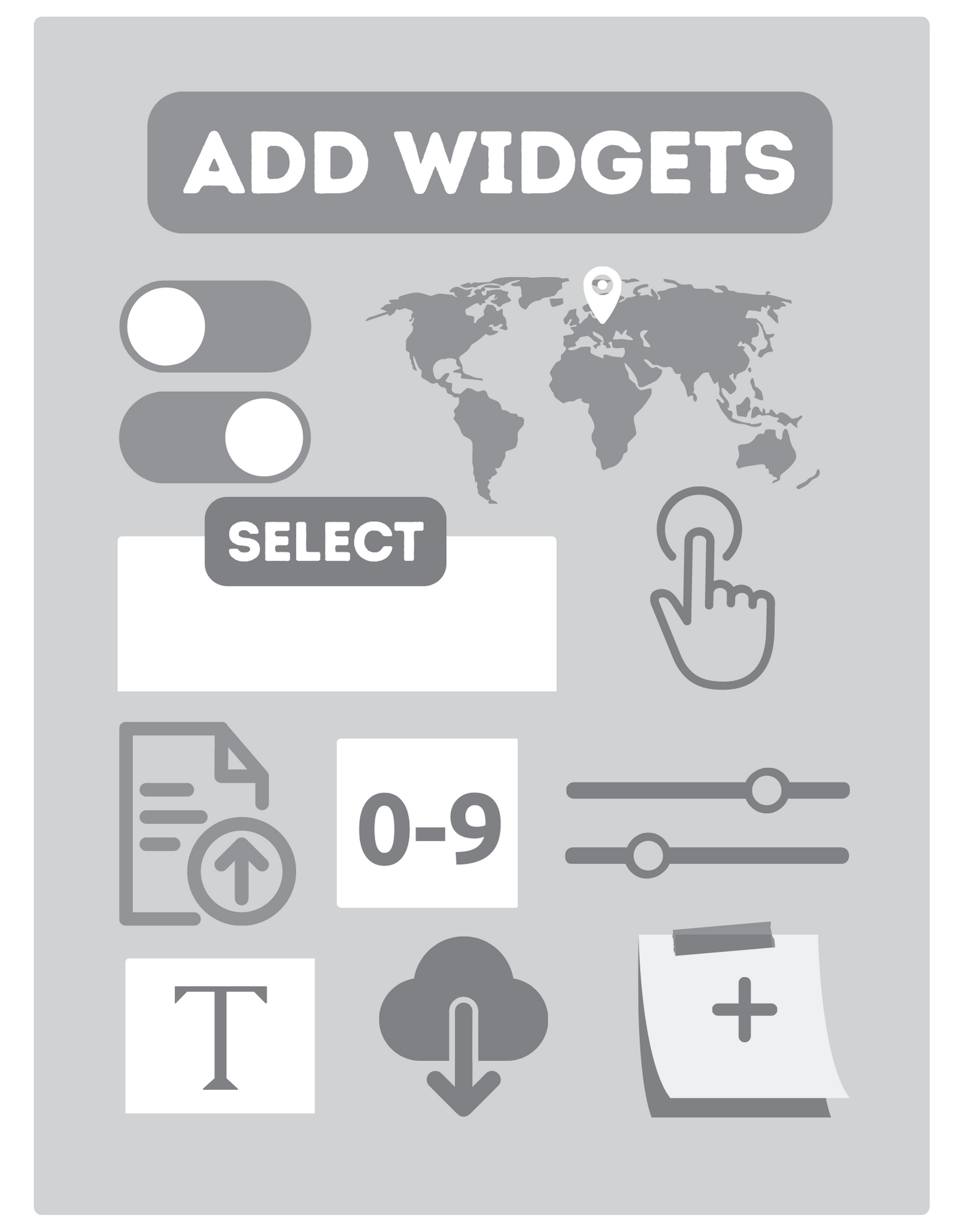 Add widgets