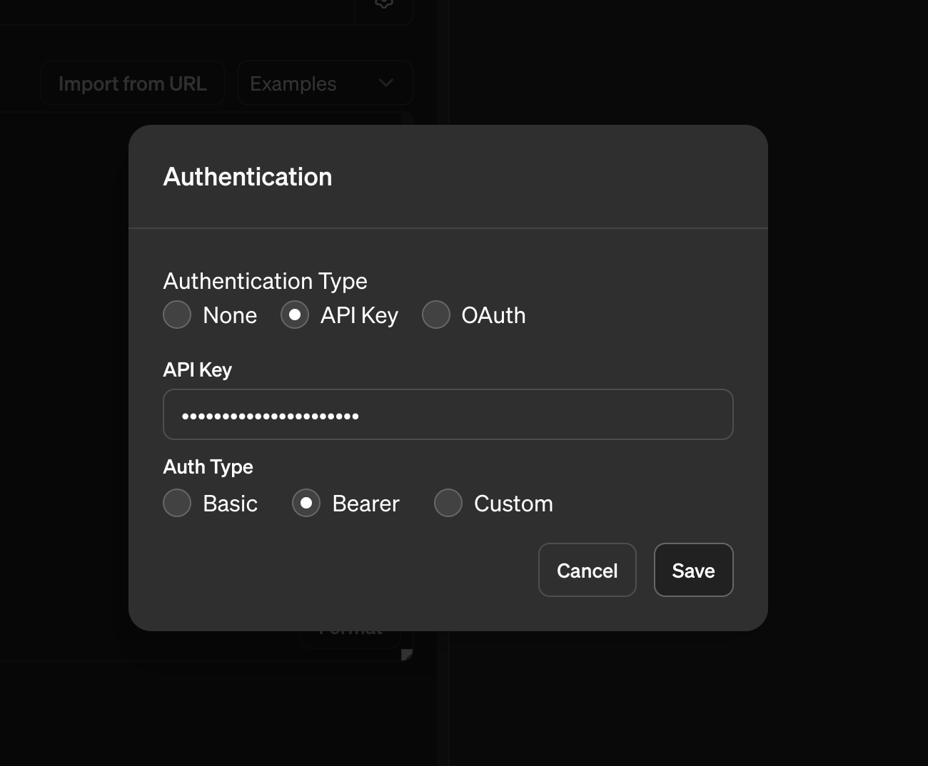 Mercury API Key in ChatGPT authentication