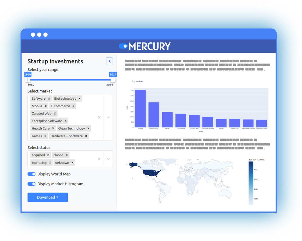 How to Share your Jupyter Notebook with Mercury or Voilà