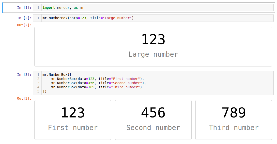 Python notebook with NumberBoxes